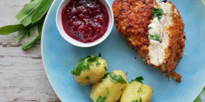 Beitragsbild des Blogbeitrags Knusper-Bärlauch Cordon Bleu