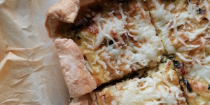 Beitragsbild des Blogbeitrags Herzhafter Zwiebelkuchen 