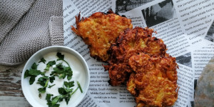 Beitragsbild des Blogbeitrags Kürbis-Kartoffel-Rösti 