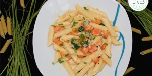 Beitragsbild des Blogbeitrags Gemüse Carbonara #FastFood