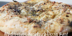 Beitragsbild des Blogbeitrags Mediterranes Knoblauchbrot #vegan