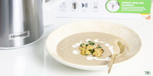 Beitragsbild des Blogbeitrags Vegane Maronicremesuppe mit dem SoupEasy von KENWOOD