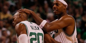 Beitragsbild des Blogbeitrags NBA: Pierce zu Allen: Kriegsbeil begraben! 