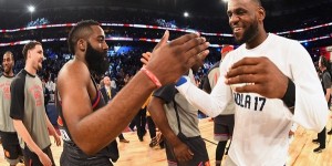 Beitragsbild des Blogbeitrags NBA: LBJ und Harden sind Spieler des Monats