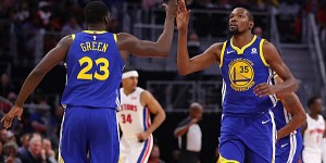Beitragsbild des Blogbeitrags NBA: Draymond Green sieht Kevin Durant als Defensive Player of the Year