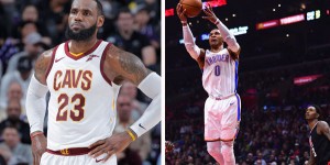 Beitragsbild des Blogbeitrags NBA: James und Westbrook sind Spieler des Monats