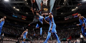 Beitragsbild des Blogbeitrags NBA: Klatsche gegen OKC! LeBron muss auf 30.000 Punkte warten