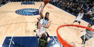 Beitragsbild des Blogbeitrags NBA: 56 Punkte! KAT mit unglaublichem Franchise-Rekord 