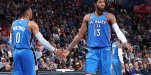 Beitragsbild des Blogbeitrags NBA: George: „Kann mir einen Verbleib vorstellen“