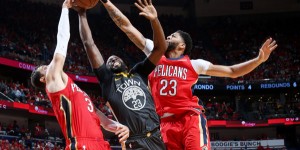 Beitragsbild des Blogbeitrags NBA: Davis schlägt zurück – Pels verprügeln Dubs in Spiel 3!