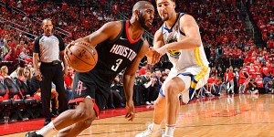 Beitragsbild des Blogbeitrags NBA: Rockets bezwingen Golden State erneut – CP3 verletzt