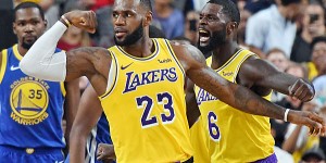 Beitragsbild des Blogbeitrags NBA: LeBron begeistert Lakers gegen Warriors