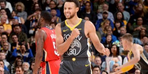 Beitragsbild des Blogbeitrags NBA: 37 Punkte! Curry und die Dubs weiter in Topform 