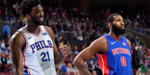 Beitragsbild des Blogbeitrags NBA: Embiid demütigt Drummond und die Pistons