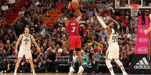 Beitragsbild des Blogbeitrags NBA: Dwyane Wade wirft Miami zum Sieg