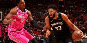 Beitragsbild des Blogbeitrags NBA: Monsterspiel! KAT so gut wie einst Kareem