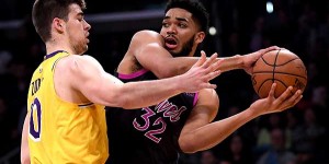 Beitragsbild des Blogbeitrags NBA: KAT lässt den Lakers keine Chance