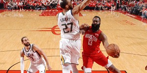 Beitragsbild des Blogbeitrags NBA: Harter Fight in Houston – Rockets schicken Jazz nach Hause 