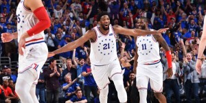 Beitragsbild des Blogbeitrags NBA: Embiid dominiert die Raptors: “Kann endlich wieder Spaß haben“