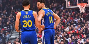 Beitragsbild des Blogbeitrags NBA: Klay entspannt: “Bewiesen, wozu wir fähig sind” 