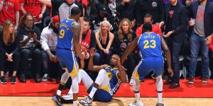 Beitragsbild des Blogbeitrags NBA: Podcast: Spiel 5 der Finals und die KD-Verletzung 