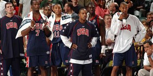 Beitragsbild des Blogbeitrags Basketball-WM: Wie sich Team USA 2002 aus den falschen Gründen unsterblich machte
