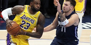 Beitragsbild des Blogbeitrags NBA: Overtime-Krimi in Dallas! Bärenstarker LeBron trotzt Doncic-Show