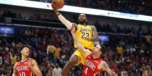 Beitragsbild des Blogbeitrags NBA: LeBron James knackt Scoring-Meilenstein