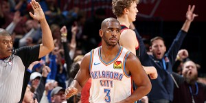 Beitragsbild des Blogbeitrags NBA: Vintage-CP3 krönt furiose Aufholjagd von OKC – Rockets nehmen Revanche