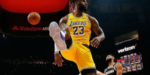 Beitragsbild des Blogbeitrags NBA: LeBron wie guter Wein: “Vielleicht trinke ich noch ein bisschen mehr” 