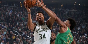 Beitragsbild des Blogbeitrags NBA: Erst dominant, dann fahrig: Bucks zittern sich zum Sieg gegen Celtics 