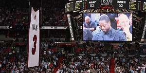 Beitragsbild des Blogbeitrags NBA: Große Ehre für D-Wade: “Er wird niemals vergessen werden”