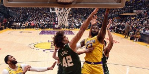Beitragsbild des Blogbeitrags NBA: “Unglaubliche Performance!” – Lakers schwärmen von LeBron nach Sieg gegen Bucks