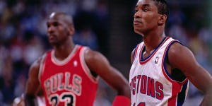 Beitragsbild des Blogbeitrags NBA: Jordan über Thomas: War ein Arschloch