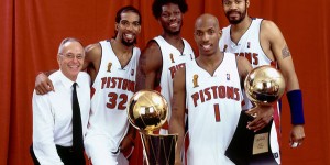 Beitragsbild des Blogbeitrags NBA: Als die Pistons 2004 sensationell den Titel holten: Wenn Cinderella Afro tragen würde 