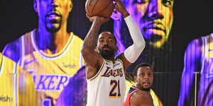 Beitragsbild des Blogbeitrags NBA: 6 Dreier von J.R. Smith! Lakers schlagen Wizards mit gutem deutschen Duo 
