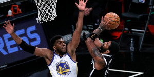 Beitragsbild des Blogbeitrags NBA: Statement! Irving und Durant zerlegen chancenlose Golden State Warriors