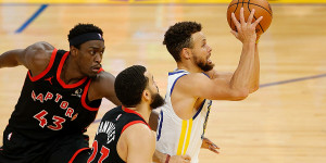 Beitragsbild des Blogbeitrags NBA: Warriors siegen trotz Curry-Debakel – Clippers überstehen LaVine-Gala
