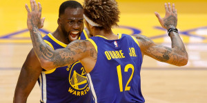 Beitragsbild des Blogbeitrags NBA: Warriors “aktivieren” Klay-Ersatz: Mit Luftküsschen gegen den Slump