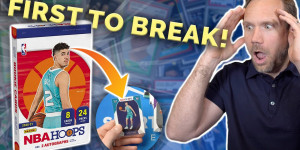 Beitragsbild des Blogbeitrags 2020-21 NBA Hoops Hobby Box Break & Review