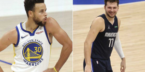 Beitragsbild des Blogbeitrags NBA: 99 Punkte! Doncic und Curry liefern sich irren Shootout 