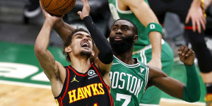 Beitragsbild des Blogbeitrags NBA: 40 Punkte! Young versenkt schwache Celtics – Embiid stoppt furioses Rockets-Comeback