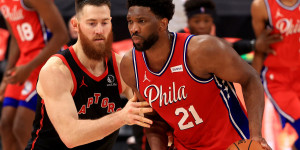 Beitragsbild des Blogbeitrags NBA: Embiid bleibt blass, Raptors schlagen Sixers – Jokic scheitert an Capela 