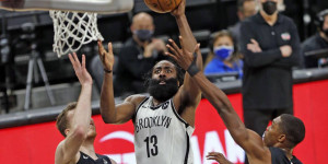 Beitragsbild des Blogbeitrags NBA: Harden schreibt Geschichte! Nets schlagen Spurs in OT – Zion dominiert