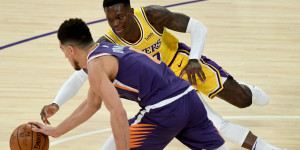 Beitragsbild des Blogbeitrags NBA: Suns trotzen LeBron-Gala – Booker fliegt