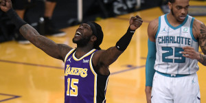 Beitragsbild des Blogbeitrags NBA: Trade Deadline: Lakers-Big vor Abgang? Hornets klopfen wohl wegen Harrell an 