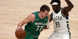 Beitragsbild des Blogbeitrags NBA: Dank Luka und KP! Mavs dominieren im Schlussviertel und schlagen Milwaukee