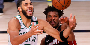 Beitragsbild des Blogbeitrags NBA: Das wilde Playoff-Rennen im Osten: Ein Großer beißt in den sauren Apfel