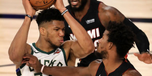 Beitragsbild des Blogbeitrags NBA: Bucks vs. Heat: Giannis gegen die bösen Geister der Bubble 
