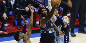 Beitragsbild des Blogbeitrags NBA: Mit Ach, Krach und Embiid! Sixers holen Spiel 1 gegen tapfere Wizards